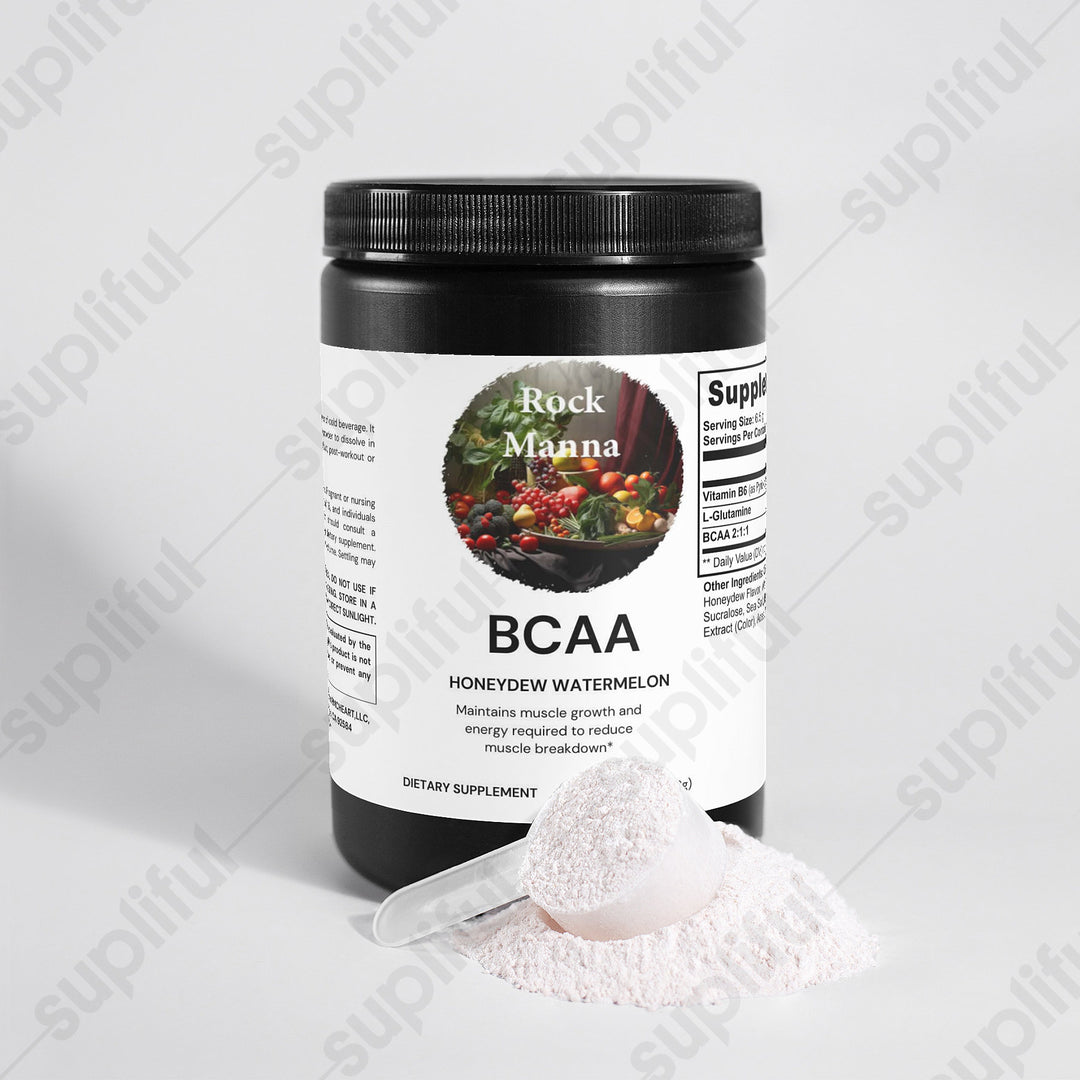 BCAA Post Workout Powder (Honeydew/Watermelon) Rock Manna