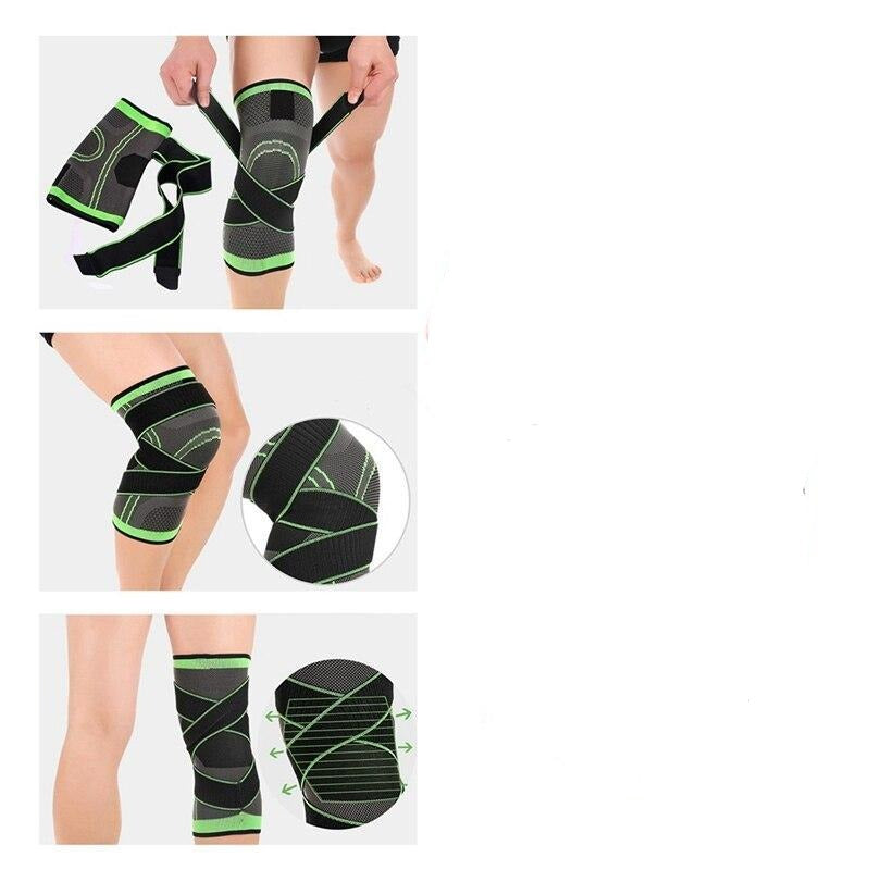 Pressurized Elastic Compression Knee Pads Rock Manna