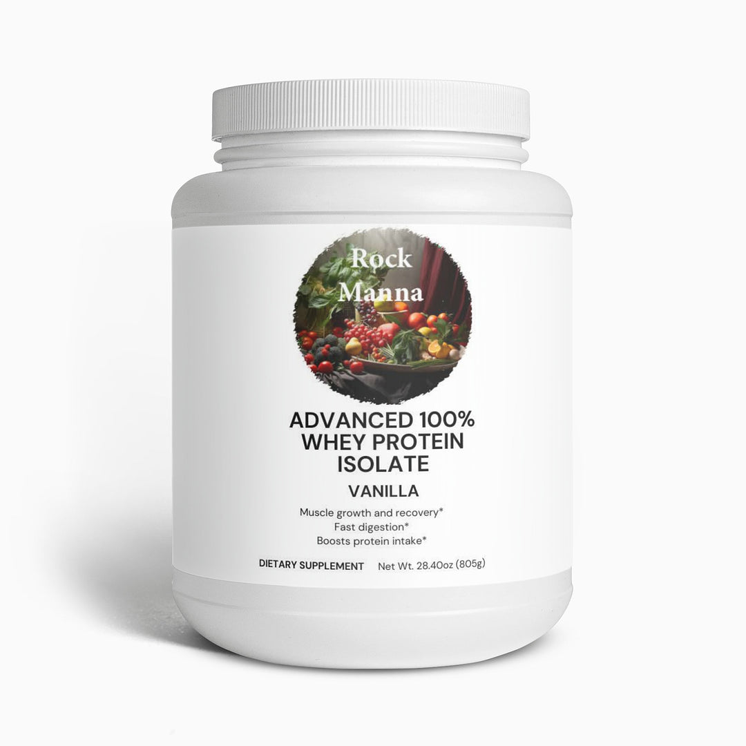 Advanced 100% Whey Protein Isolate (Vanilla) Rock Manna