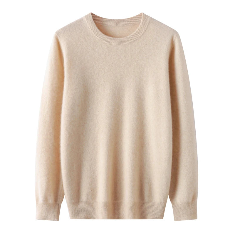 Pure Merino Wool Pullover Sweater  Rock Manna