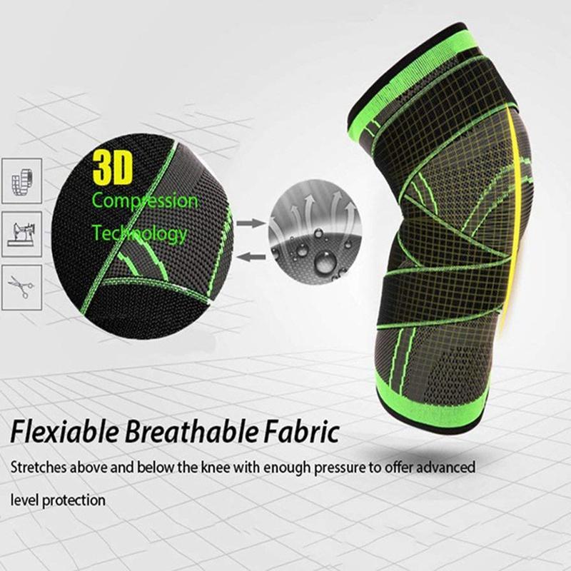 Pressurized Elastic Compression Knee Pads 