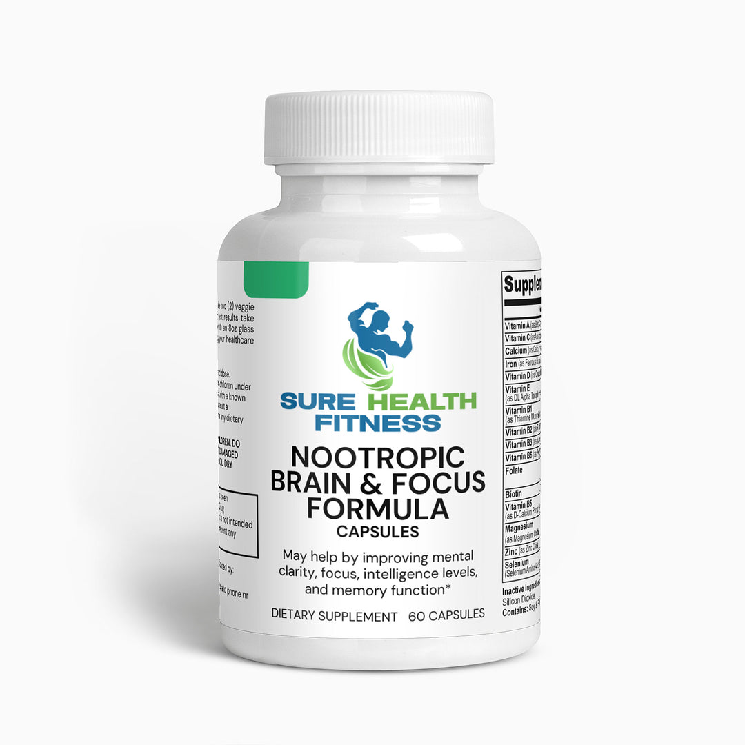 Nootropic Brain & Focus Formula  Rock Manna
