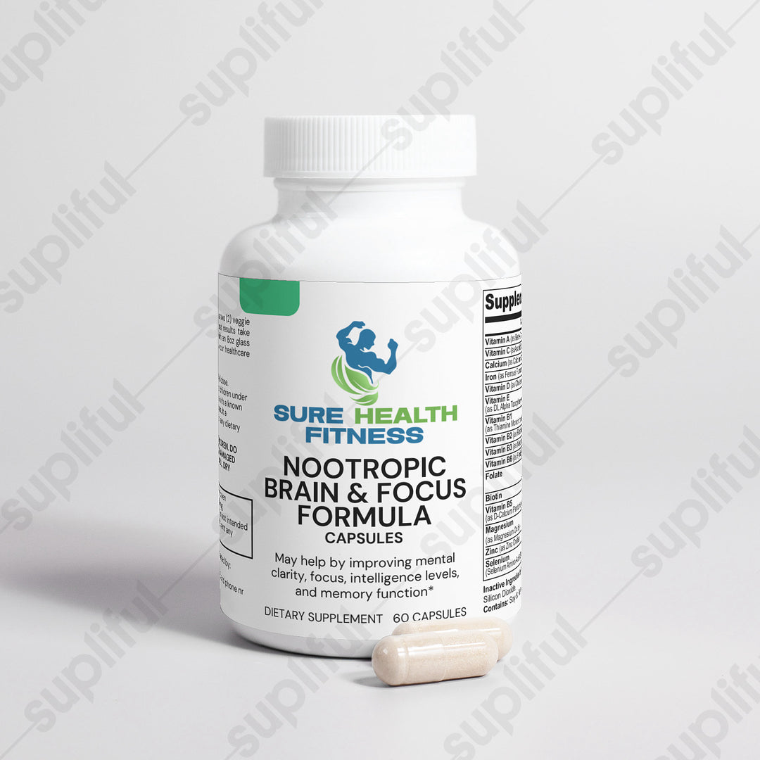 Nootropic Brain & Focus Formula  Rock Manna