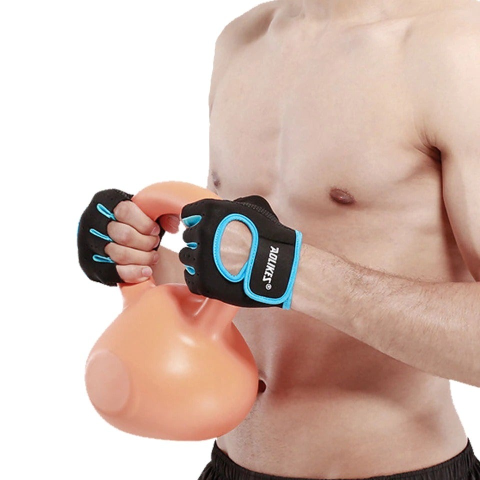 Anti-slip Half Finger Weightlifting Gloves 