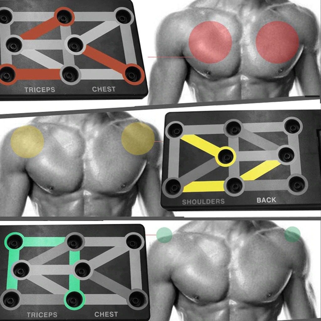 9 in 1 Push up Board Exerciser  Rock Manna