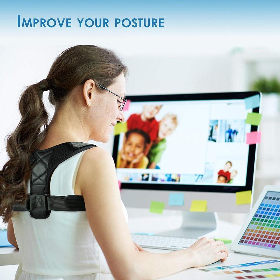 Adjustable Medical Back Posture Corrector Belt  Rock Manna