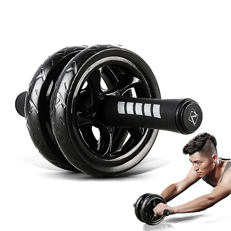 Double Wheel Ab Roller Exerciser  Rock Manna